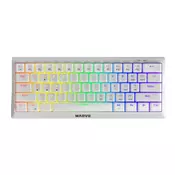 MARVO Bela gaming tastatura, KG962WH