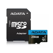 A-DATA UHS-I MicroSDXC 256GB class 10 + adapter AUSDX256GUICL10A1-RA1