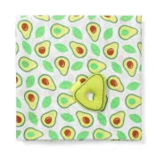 SWADDLES TETRA PELENE BABYONO ZA POVIJANJE + ZVECKA - AVOKADO