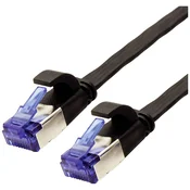 VALUE Value 21.99.0832 RJ45 omrežni kabel\, Patch kabel CAT 6a F/UTP 2.00 m črna 1 kos, (20420339)
