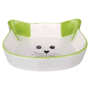 Trixie Keramicka posuda Cat Face - zelena