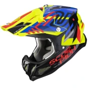 Scorpion VX-22 Air Neox motocross kaciga crna-crvena-plava-fluo žuta