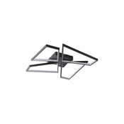 LED prigušiva plafonska svetiljka LED/115W/230V 3000-6500K crna + daljinski upravljac