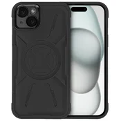 Overboard Ovitek Armor Mag za MagSafe iPhone 15, črn