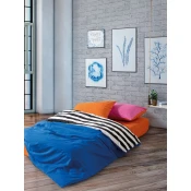 Lessentiel Maison Komplet posteljine Dusk, Plavi