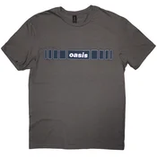Oasis Horizontal Bars Logo Charcoal Grey XL Majica