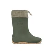 Otroški topli barefoot škornji RAYVE MONSOON COVER WINTER kaki - 34