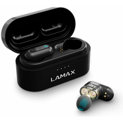 Slušalke LAMAX Duals1 z ušesnimi čepki - črne