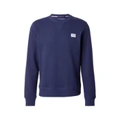 JACK & JONES Majica JORFURORE nočno modra/golobje modra/bela