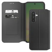 AVIZAR Preklopni etui za Galaxy A37 z držalom za kartice in funkcijo stojala, Črna, (5000274996)