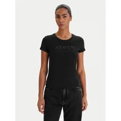 Armani Exchange Majica XW002106 AF10356 UC001 Črna Slim Fit