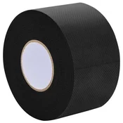 Vidaxl Samolepljiva tape za umetno travo Črna 5 cm x 10 m