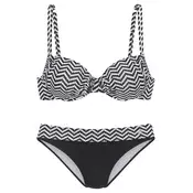 JETTE Bikini  črna / bela
