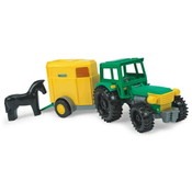 Wader Farmer tractor wit h a trailer in a carton
