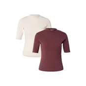 ABOUT YOU Majica Lenni pastelno roza / bordo
