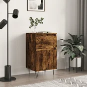shumee vidaXL Predalnik, dimljen hrast, 40x35x70 cm, material na osnovi lesa