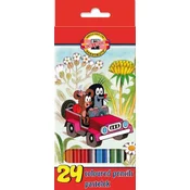 KOH-I-NOOR Krtko Coloured Pencils (24 Pieces)