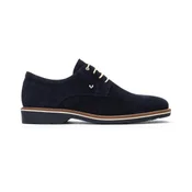 Martinelli za moške. 1689-2889X Usnjeni čevlji Watford navy (45), Ravna stran, Čipke, Priložnostno, Classic, Mornarica