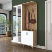 Hanah Home ormar za predsoblje EA147 4486, 120 cm, orah / beli