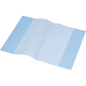 Ovitek za zvezek, A5, PP, 80 mikronov, hrapava površina, PANTA PLAST, moder, 10 kosov