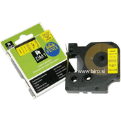 Fenix D1-45018Bk/Y RUMEN trak - ČRN izpis, 12mmx7m, nadomešča trak DYMO 45018 D1