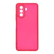 Maska Clear color za Huawei Nova Y70/ Y70 Plus crvena