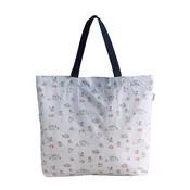 Cath Kidston Nakupovalna torba pastelno modra/rdeča/črna/bela