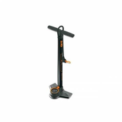 PUMPA PODNA SA MANOMETROM SKS AIR-X-PLORER 10.0, ZA SVE VENTILE, 10 BARA, CRNO-NARANCASTA