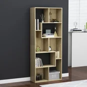 Ormaric za knjige boja hrasta 67x24x161 cm konstruirano drvo