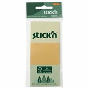 HOPAX Stick'n by Stick'n by FSC - 38 x 51 mm, 3x100 lističev, pastelna mešanica
