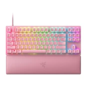 Mehanicka tipkovnica Razer - Huntsman V2 TKL, Red, RGB, Quartz