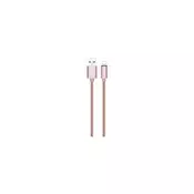 Winner Group - Lightning na USB-A kabl, 1 m, ružicasta