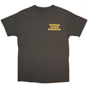 Paul McCartney Wings Over Europe (Back Print) Charcoal Grey M Majica