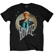 David Bowie Majica Circle Scream Unisex Black M