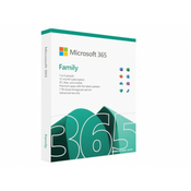 Microsoft Office paket 365 Family 32/64bit 6GQ-01890
