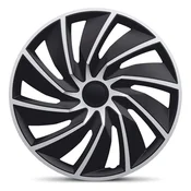 AutoStyle Pokrovi platišč Turbo Silver/Black 15