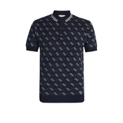 GUESS Pulover MARLIN mornarska/bela