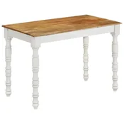 Vidaxl vidaXL Jedilna miza 110x60x76 cm masivni mangov les