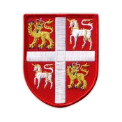 shumee Našitek grba Nove Fundlandije in Labradorja - Samolepilna podlaga - Vezen našitek/značka/emblem