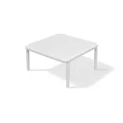 Prosperplast Klubska mizica BRENE 79,5 x 79,5 x 40,5 cm, bela, plastična