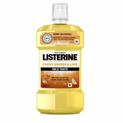 Listerine Fresh Ginger & Lime Mild Taste Mouthwash ustna vodica brez alkohola za krepitev dlesni