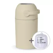 Magic Magic patentirana kanta za pelene 40 l, bež, s djecjom bravom i vrecicama 15 kom