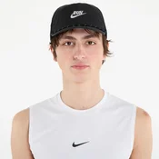 Čepica Nike Pro Dri-FIT Unstructured Swoosh Run Cap Black/ Anthracite/ Reflective Silv S/M