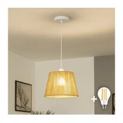 Brilagi - LED luster na sajli CERIA BOHO 1xE27/40W/230V, precnik 28 cm, braon