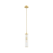 Argon 8489 - Lestenec na vrvici HAMPTON 1xE14/7W/230V zlata