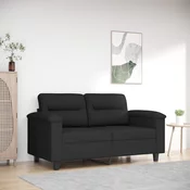 Dvosjed Crna 120 cm od mikrovlakana