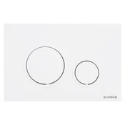 Schwab SCHWAB VELA stensko stikalo, 247x165 mm, bela sijajna plastika