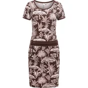 Ragwear Poletna obleka Baomi Tropic Youmodo kremna/temno rjava