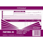 shumee Račun z DDV A5 Za davčne zavezance, oproščene plačila DDV, obrazec 01043