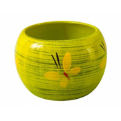 eoshop Pokrov za cvetlični lonec METULJ GRIVA keramični sijajni d11x11cm